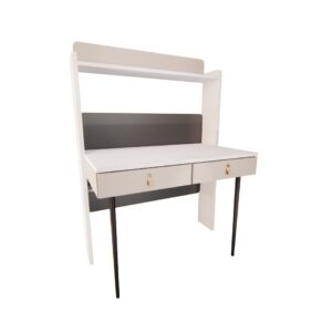 KATAK 白色梳妝台 / 書桌（附上層架）1000W x 450D x 1400Hmm