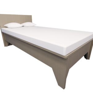 KATAK 現代簡約單人床架（附床頭板）920W x 1850D x 1000Hmm